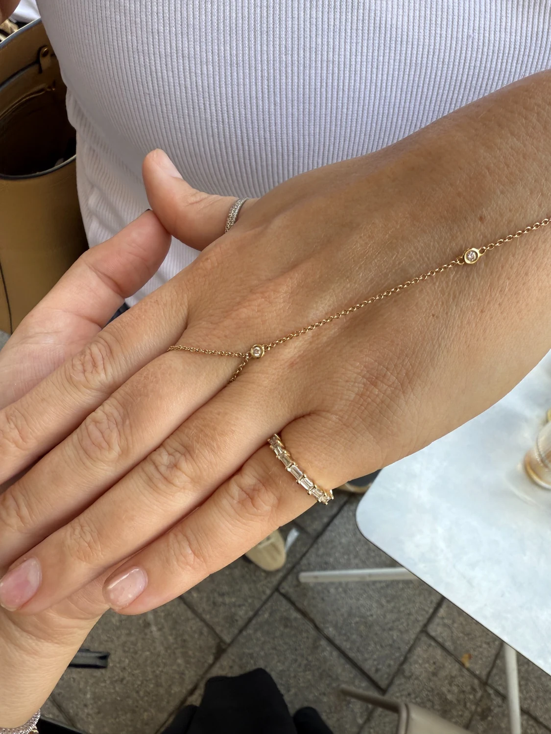 The Baguette Infinity Ring by Twenty and Six