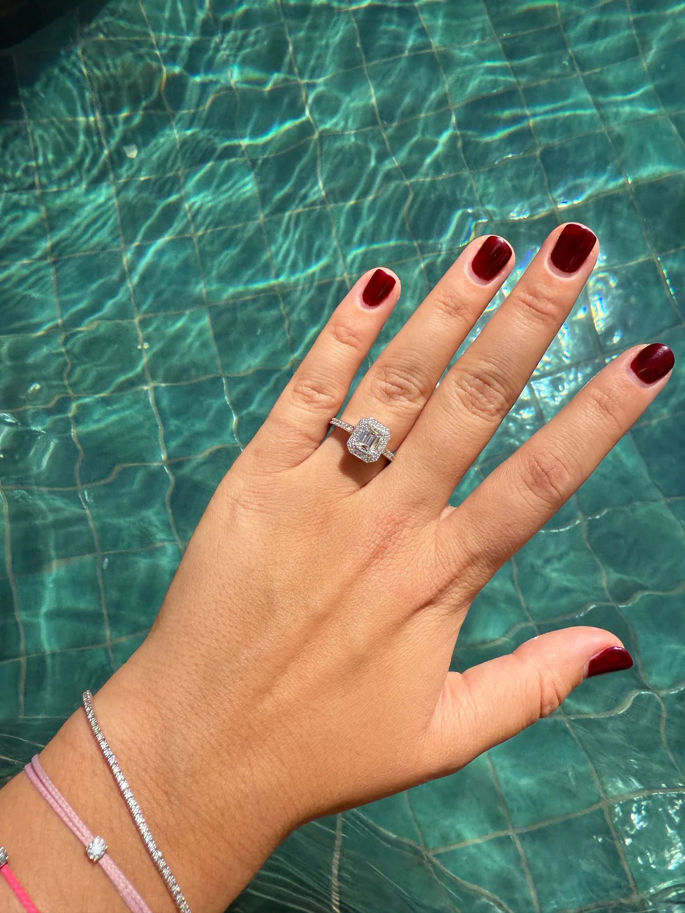 The Emerald-Cut Diamond Pavé Ring by Twenty and Six