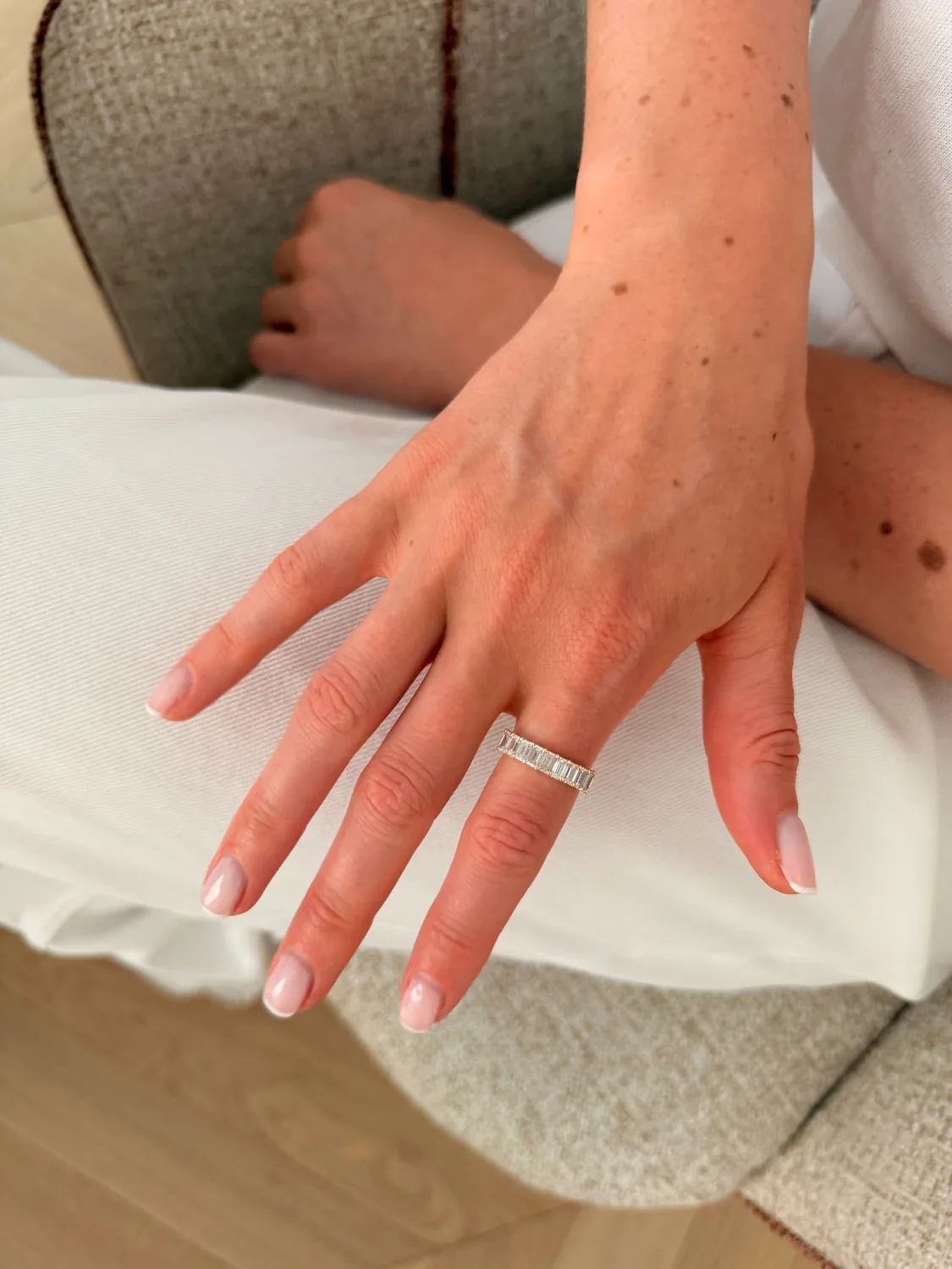 The Emerald Half Eternity Ring — archived bespoke fine jewelry creation