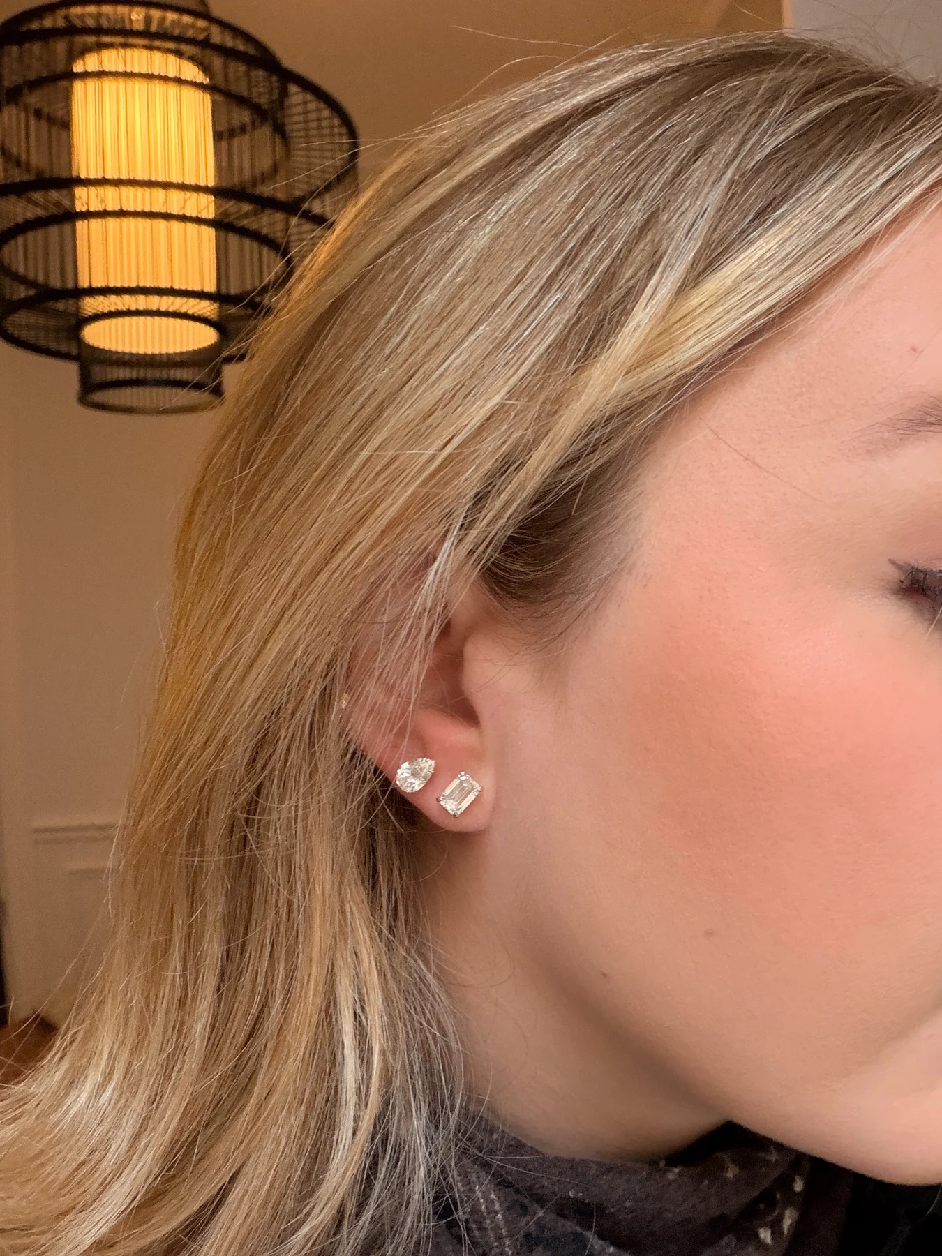 The Mixed-Cut Diamond Studs by Twenty and Six