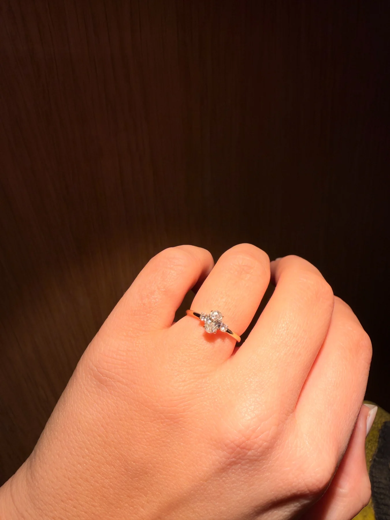 The Oval Diamond Solitaire by Twenty and Six