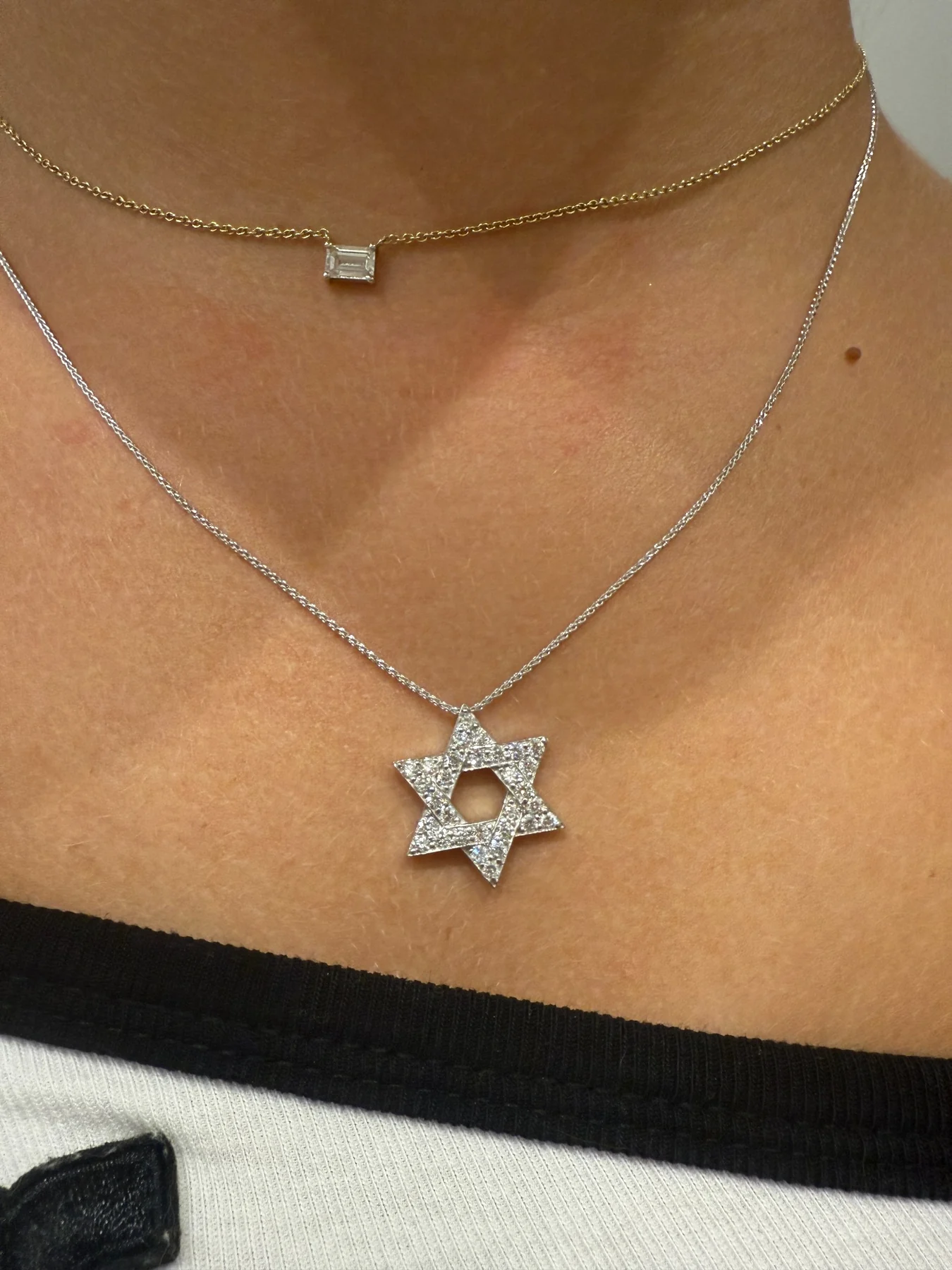 The Pavé Diamond Star Pendant by Twenty and Six