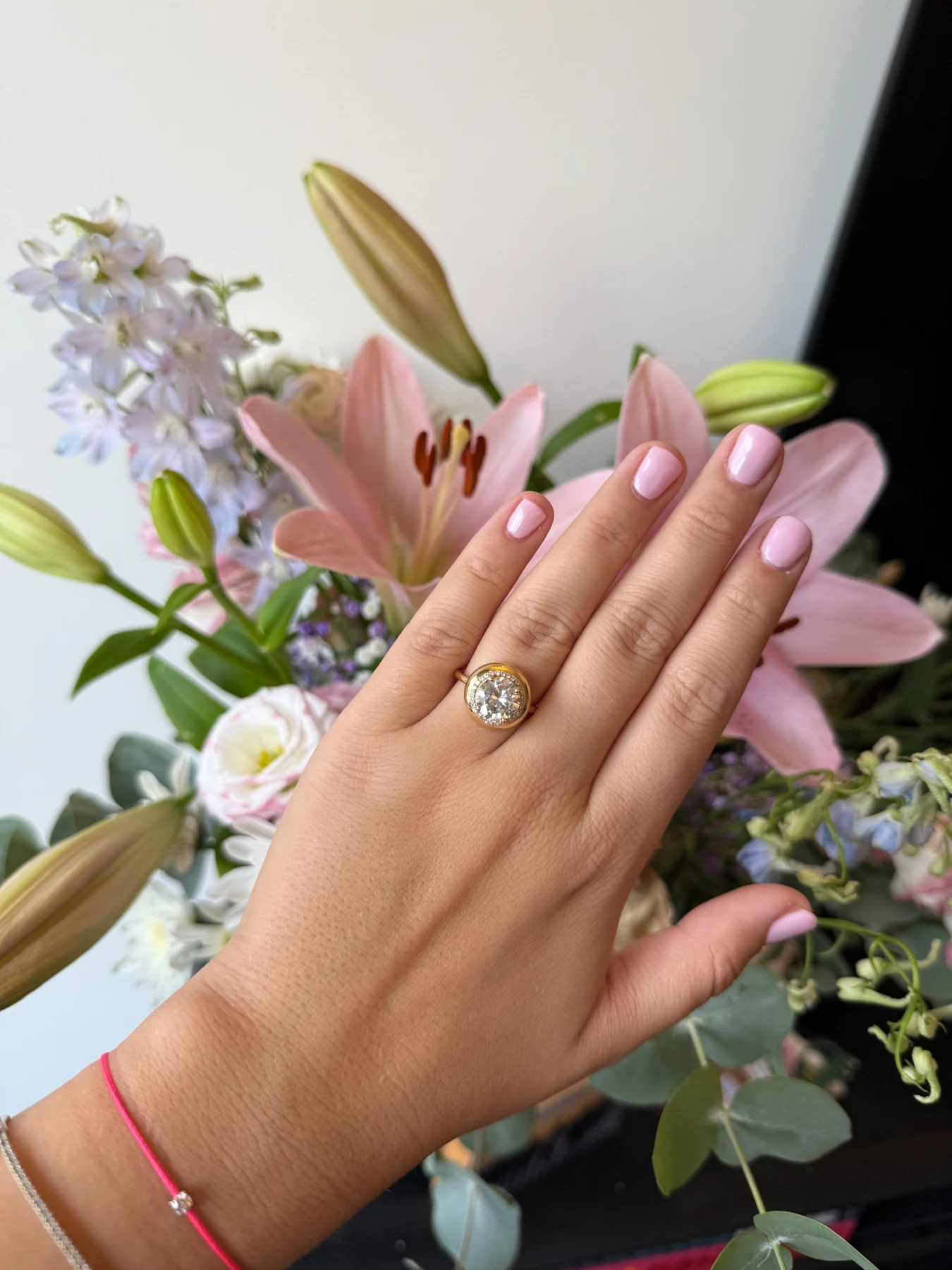 The Three-Carat Diamond Halo Ring by Twenty and Six