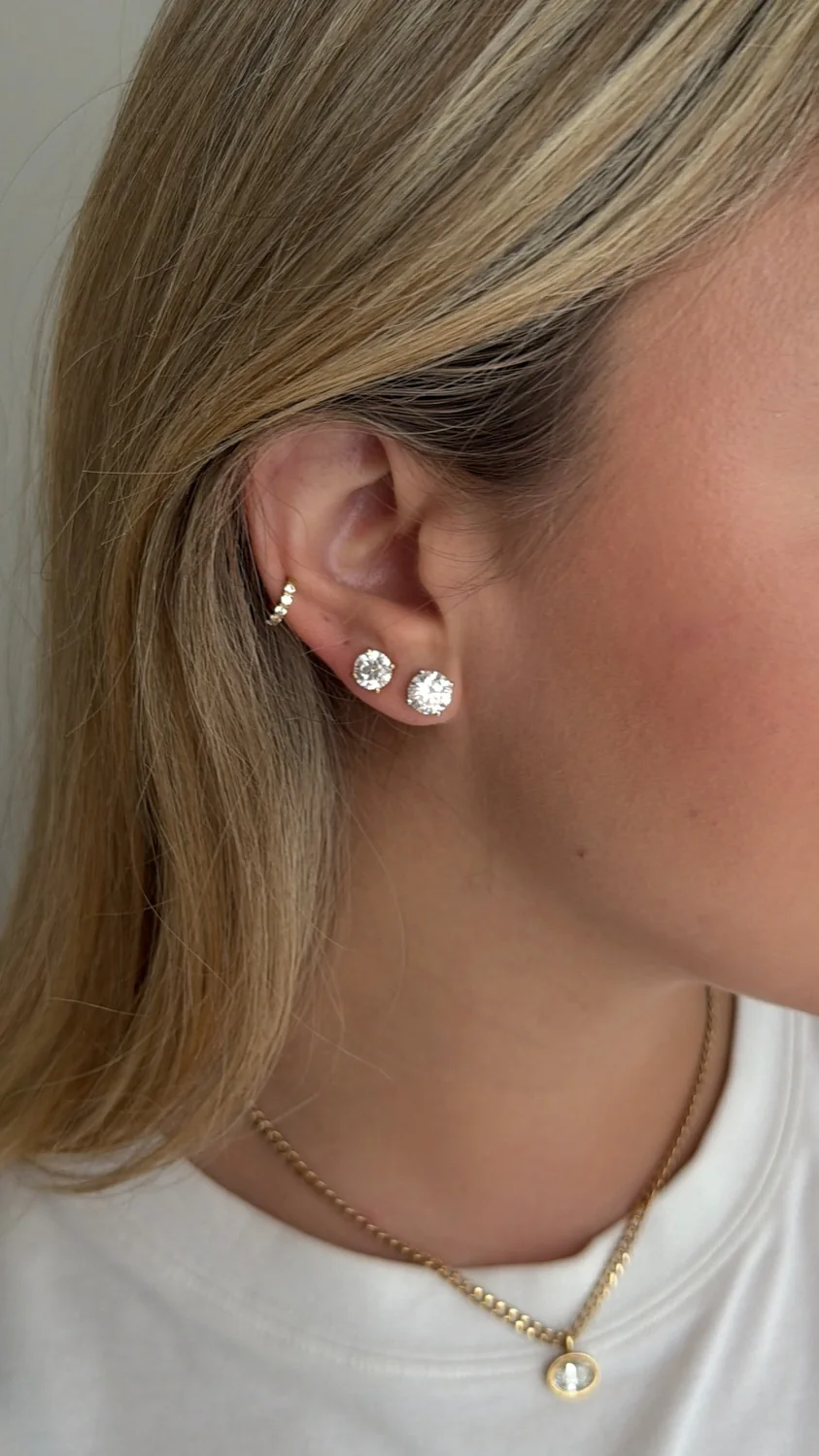 Diamond earrings by Twenty and Six fine jewelry