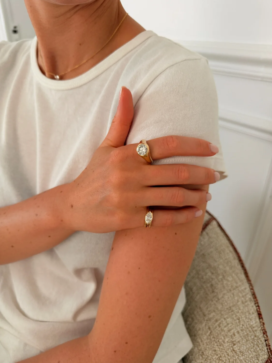 Fine jewelry rings available through Twenty and Six